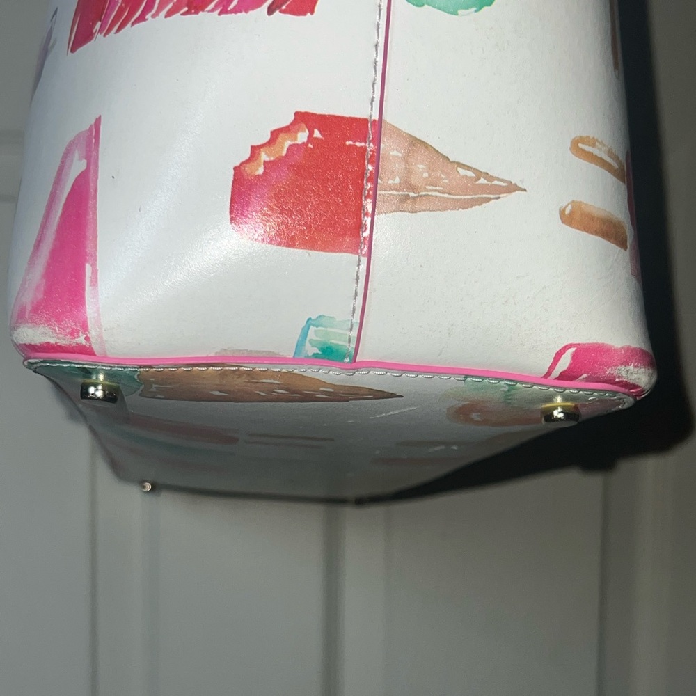 🦄 Kate Spade Francis Tote | Flavor of the Month | Large Leather Ice Cream | Rare - Picture 6 of 16